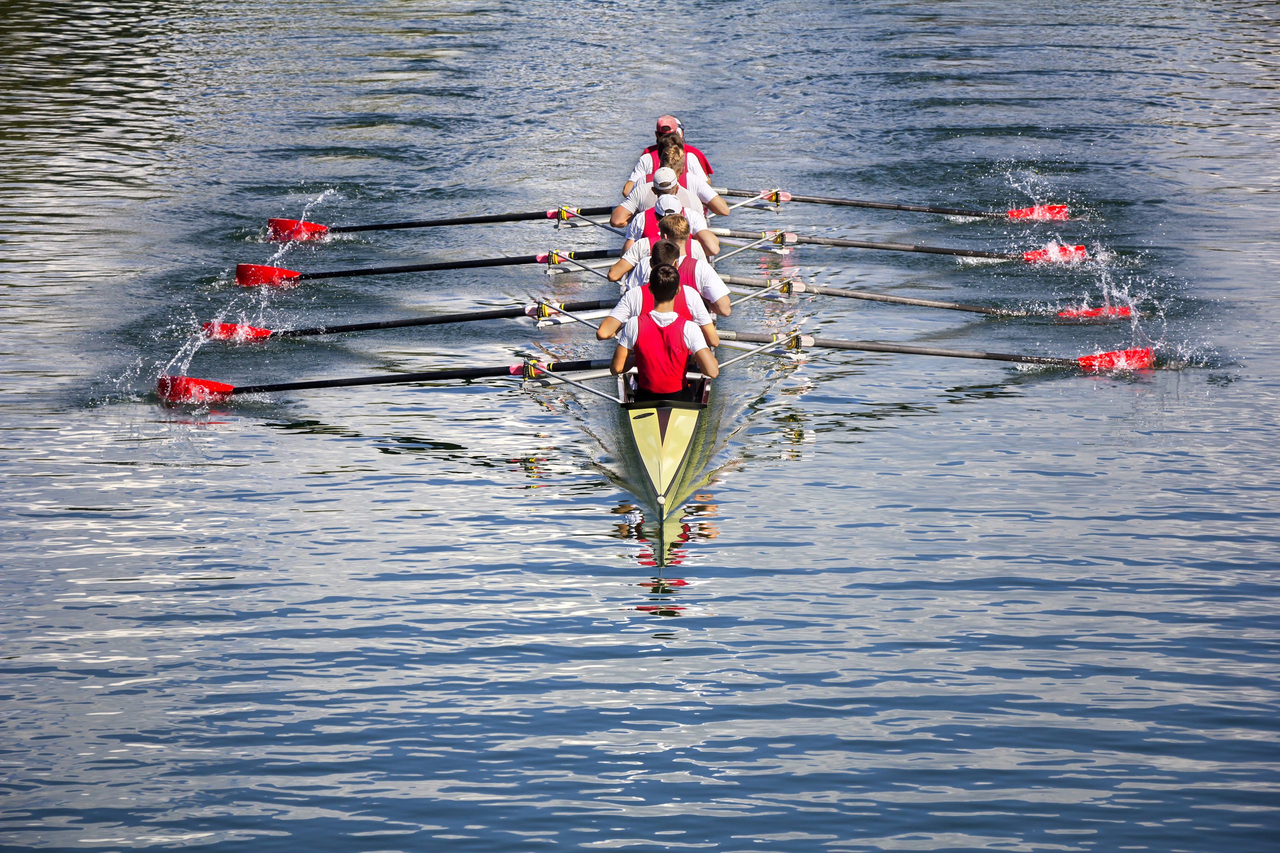 rowing same direction