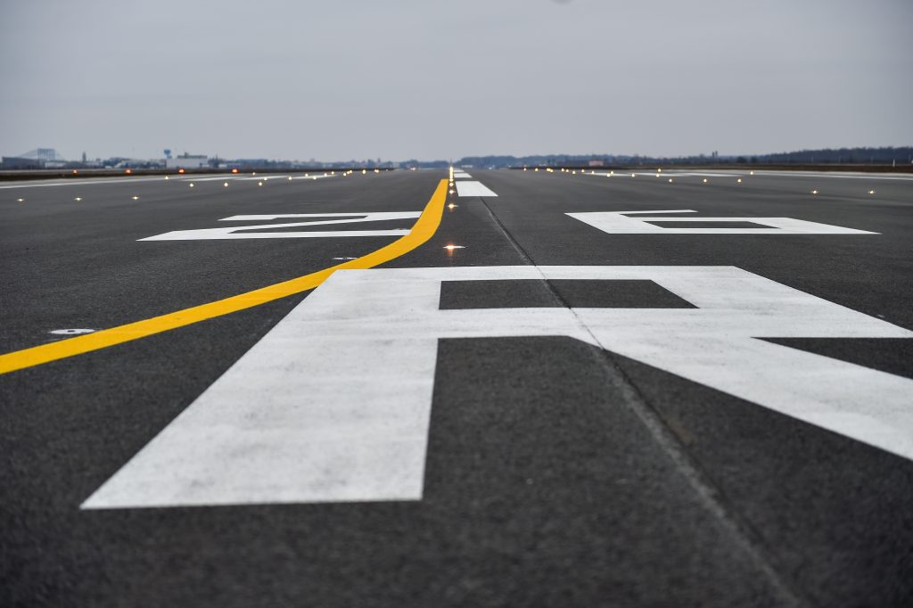 Tarmac,Detail,On,A,Newly,Constructed,Airplane,Runway